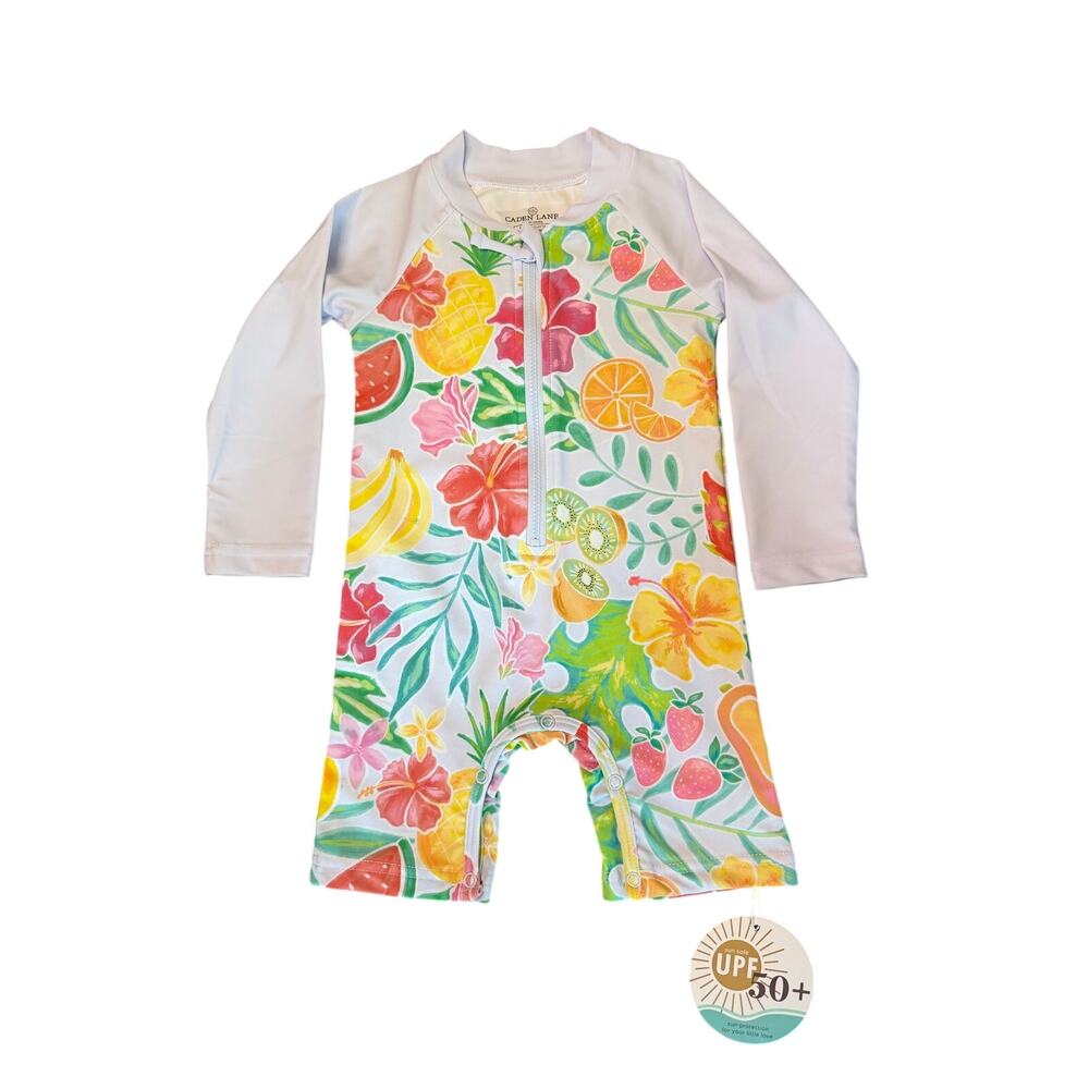 Caden Lane Fruit Rashguard One Piece